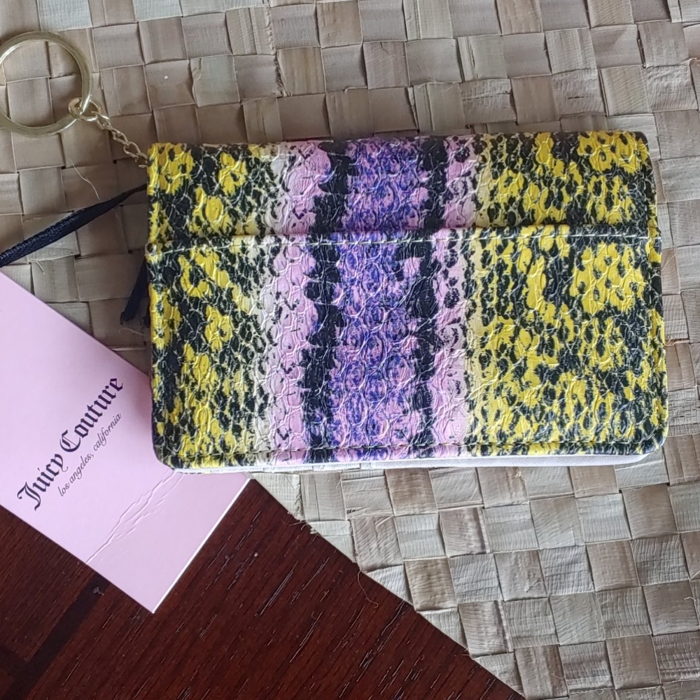 Final SALE**Juicy Couture - NWT card case💛💜🖤💗 - Picture 4 of 4